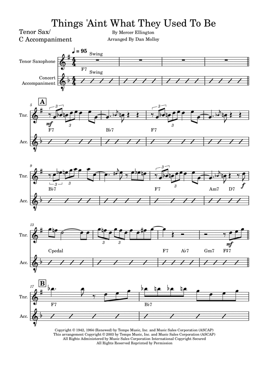 Things Ain't What They Used To Be