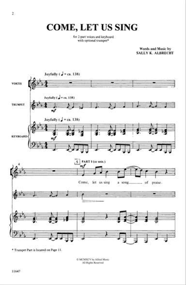 Come, Let Us Sing