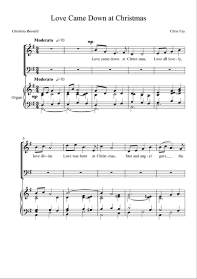 Love Came Down at Christmas