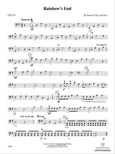 Rainbow's End: Cello