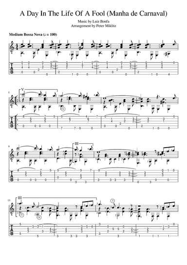 A Day In The Life Of A Fool (manha De Carnaval)