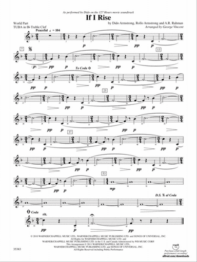 If I Rise: (wp) B-flat Tuba T.C.