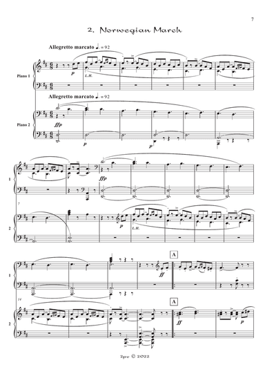 Norwegian March, from Lyric Suite, op. 54