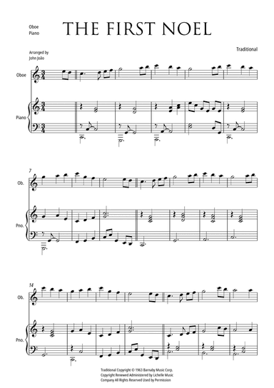 The First Noel (Oboe and Piano)
