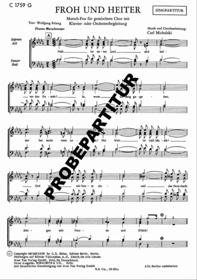 Froh und heiter