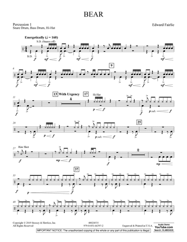 Bear - Percussion 1