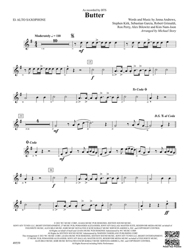 Butter: E-flat Alto Saxophone