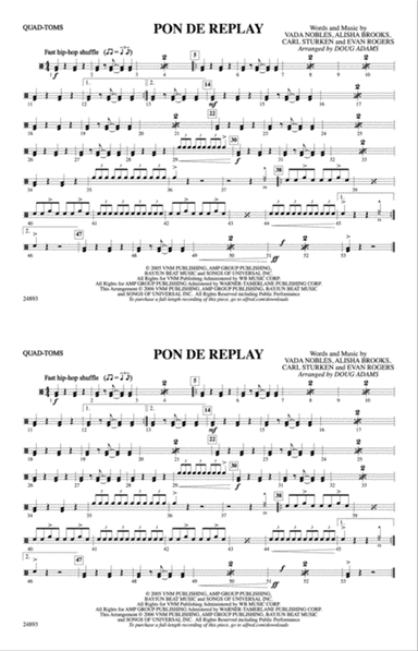 Pon de Replay: Quad-Toms