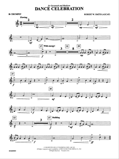 Dance Celebration: 1st B-flat Trumpet