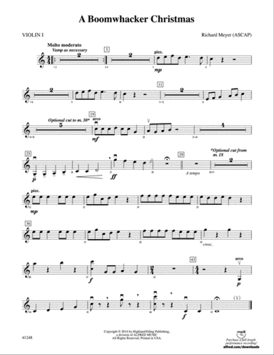 A Boomwhacker Christmas: 1st Violin
