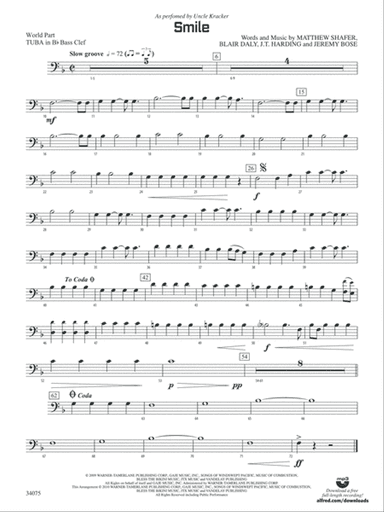 Smile: (wp) B-flat Tuba B.C.