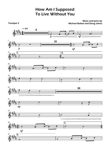 How Am I Supposed To Live Without You