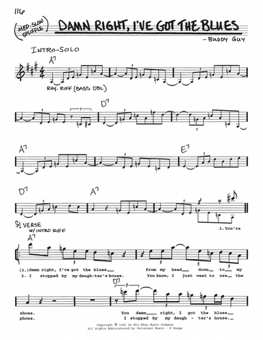 Damn Right, I've Got The Blues