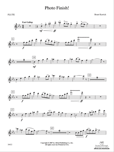 Photo Finish!: Flute
