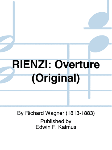 RIENZI: Overture (Original)