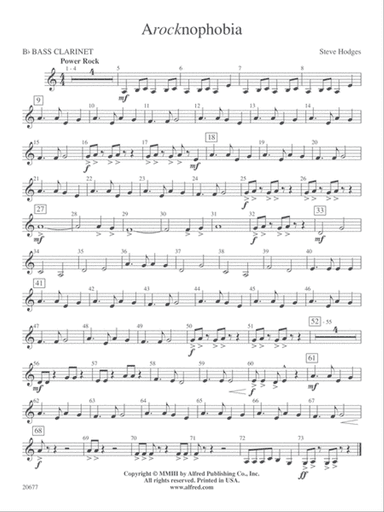 Arocknophobia: B-flat Bass Clarinet