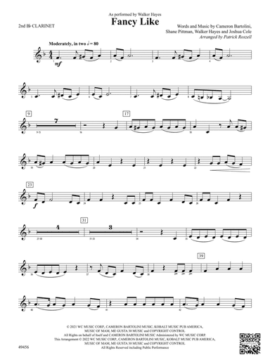 Fancy Like: 2nd B-flat Clarinet