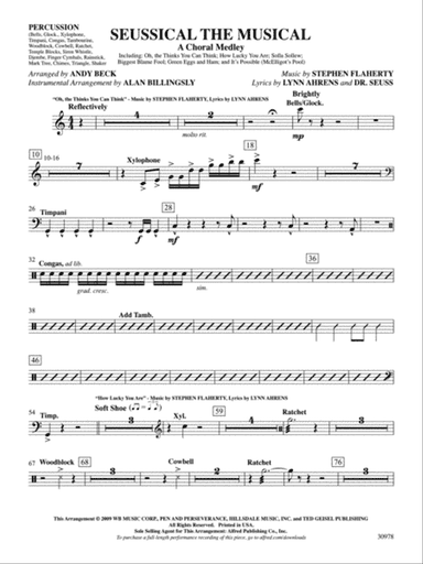 Seussical the Musical: A Choral Medley: 1st Percussion