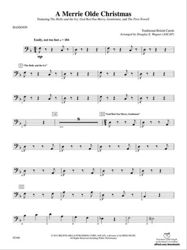A Merrie Olde Christmas: Bassoon