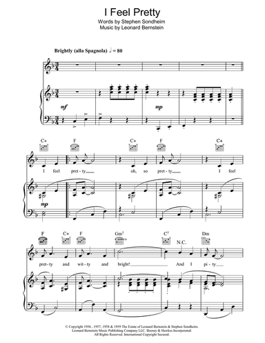 I Feel Pretty (from West Side Story)