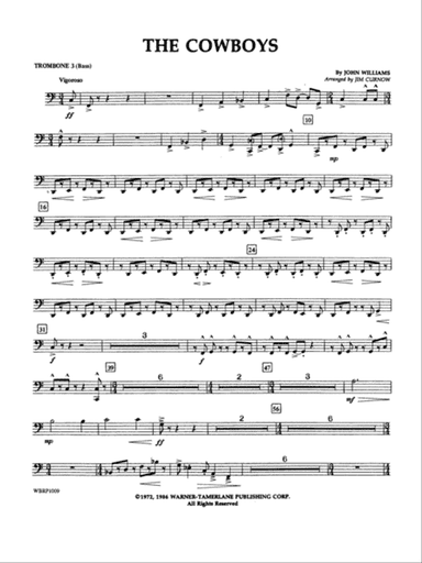 The Cowboys: 3rd Trombone