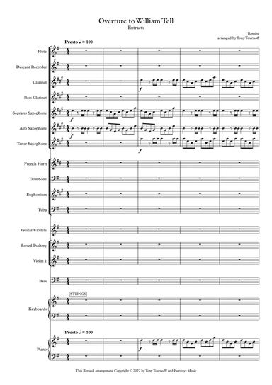 Excerpt from William Tell Overture (Mixed Ensemble)