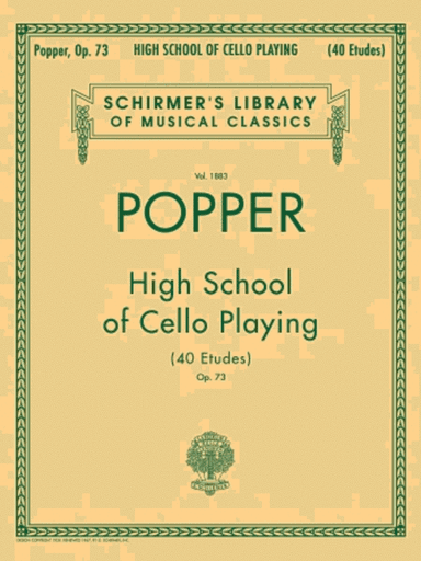 David Popper: High School of Cello Playing, Op. 73