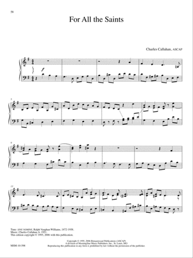 For All the Saints (Downloadable)