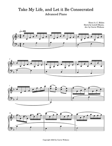 Take My Life and Let it Be