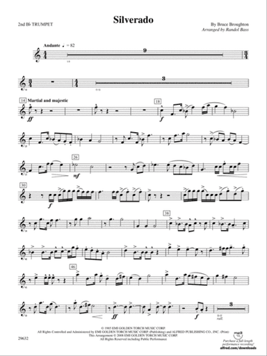 Silverado: 2nd B-flat Trumpet