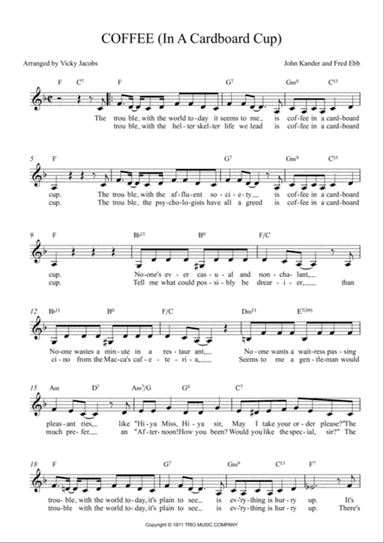 Coffee (in A Cardboard Cup)