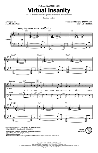 Virtual Insanity (arr. Mark Brymer)