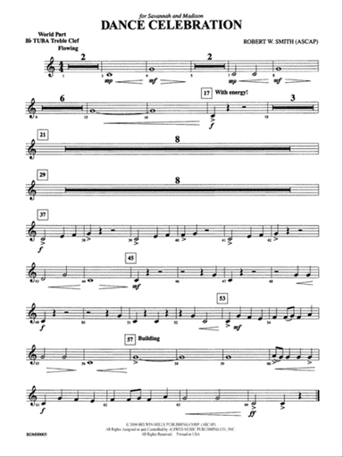Dance Celebration: (wp) B-flat Tuba T.C.