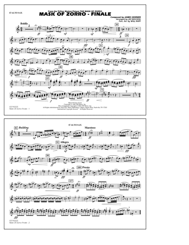 The Mask of Zorro - Finale (arr. Jay Bocook) - Eb Alto Sax