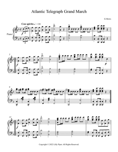 Atlantic Telegraph Grand March