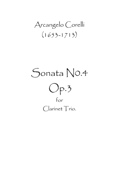 Sonata No.4 Op.3