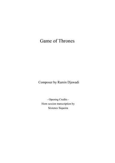 Game Of Thrones