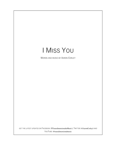 I Miss You