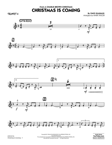 Christmas Is Coming - Trumpet 4