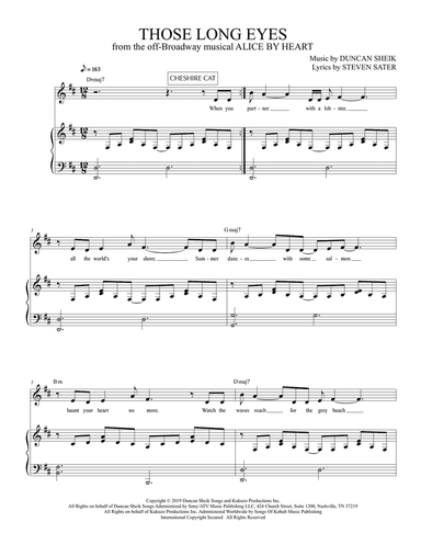 Those Long Eyes (from Alice By Heart)