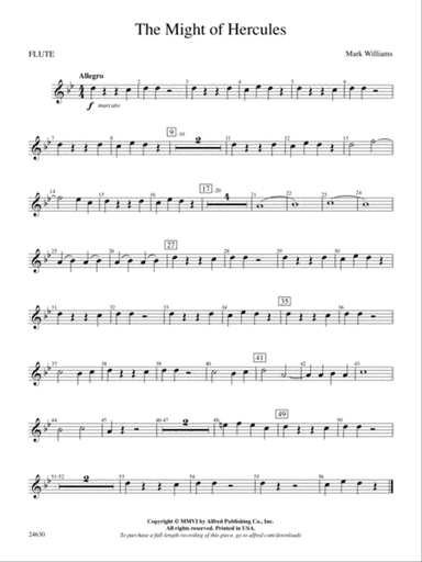 The Might of Hercules: Flute