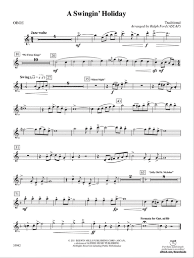 A Swingin' Holiday: Oboe