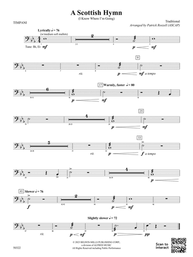 A Scottish Hymn: Timpani