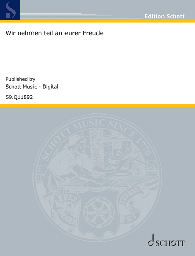 Wir nehmen teil an eurer Freude