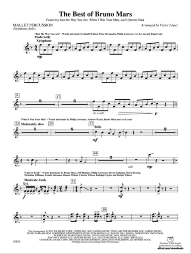 The Best of Bruno Mars: Mallets