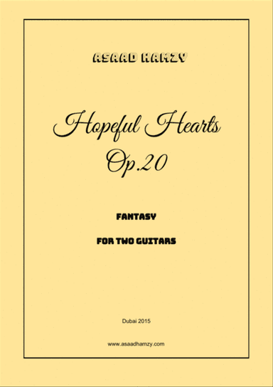 Hopeful Hearts for two Guitars Op.20