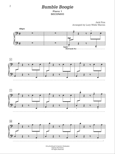 Bumble Boogie - Piano Quartet (2 Pianos, 8 Hands)