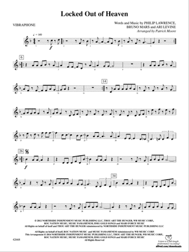 Locked Out of Heaven: Vibraphone