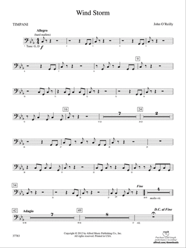 Wind Storm: Timpani