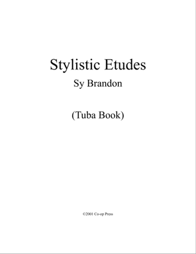 Stylistic Etudes for Tuba